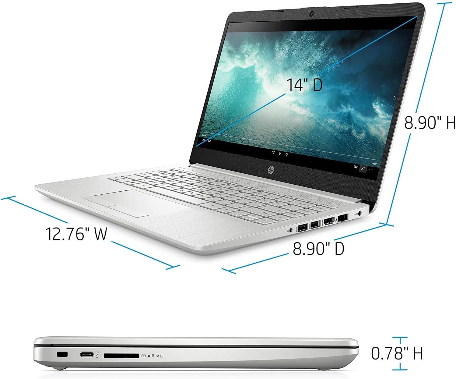 Amazon.co.jp: HP 2021 14インチ HD タッチスクリーン ノート